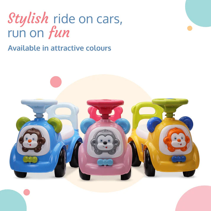 Kids Ride-on Toy Car - Monkey Theme | uSmile.toys" www.usmile.toys